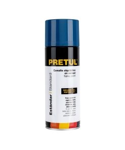 Pintura en aerosol, azul ultramar, 400ml, ideal para pintura en metal y madera, Pretul clave 27182