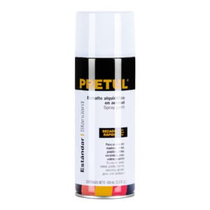 Pintura en aerosol, blanco brillante, 400ml, PRETUL