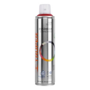 Pintura aerosol rojo, bote esbelto 400 ml, TRUPER