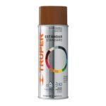 Pintura en aerosol Truper tabaco bote tradicional 400 ml - Tecnología de color vintage para acabados decorativos que simula perfectamente el aspecto de maderas envejecidas naturalmente (Clave 102835)