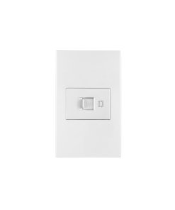 Placa Armada Volteck Española 1 Teléfono 1.5Mod Blanco - Integración Discreta para Sistemas de Comunicación (Clave 45607)