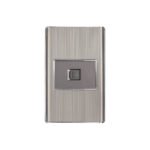 Placa armada acero inox 1 toma para teléfono 1.5 mód, Lisboa