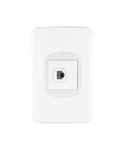 Placa Armada Volteck Toledo 1 Teléfono 1.5Mod - Conexión para Sistemas Telefónicos en Instalaciones Básicas (Clave 29061)