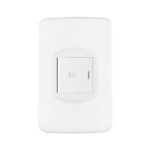 Placa armada 1 interruptor de timbre 1.5 módulos, Toledo