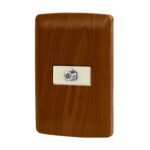 Placa armada con conexión para TV, madera, línea Italiana
