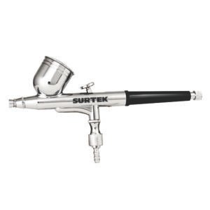 Aerógrafo profesional con alimentación por gravedad capacidad 7 ml 35 PSI, 3 piezas Surtek PA1