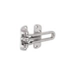 Pasador abatible para puerta, acabado cromo mate, HERMEX