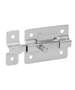 Pasador de Barra Plana 2', Acabado Cromo, Alta Funcionalidad para Instalaciones, Clave 43713, HERMEX