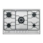 Parrilla gas empotrable 75 cm, 5 quemadores, esmalte, FOSET