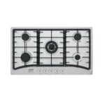 Parrilla gas empotrable 90cm, 5 quem, acero inox, RIVIERA