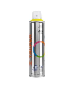 Pintura en aerosol Truper amarillo neón bote esbelto 400 ml - Tecnología fluorescente de alta visibilidad para seguridad industrial que maximiza la detección visual a larga distancia (Clave 12062)