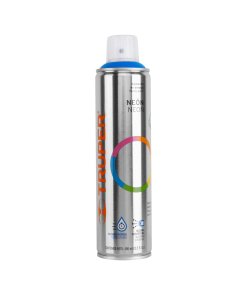 Pintura en Aerosol Truper Azul Neón en Bote Esbelto (400 ml) - Tecnología Fluorescente de Alta Visibilidad para Señalamientos de Seguridad que Mejora la Prevención de Accidentes (Clave 12061)