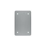 Placa tipo FS ciega, de sobreponer, VOLTECK