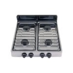 Parrilla de Gas de Sobreponer 4 Quemadores, Acabado Inox, Diseño Elegante y Funcional, Marca Foset Aero, Clave 45667