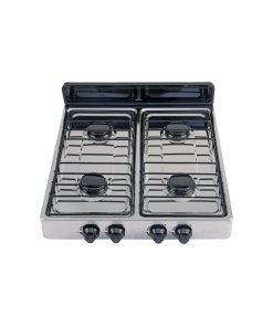 Parrilla de Gas de Sobreponer 4 Quemadores, Acabado Inox, Diseño Elegante y Funcional, Marca Foset Aero, Clave 45667