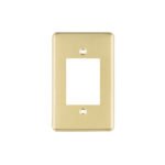 Placa 3 módulos, de aluminio, línea Económica, VOLTECK