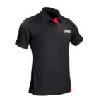 Playera tipo polo dry fit para caballero color negro talla EG Urrea PCFIX