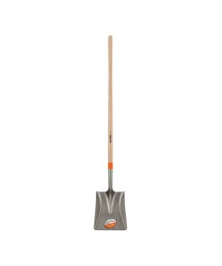 Pala cuadrada Truper Classic mango largo 48' - Tecnología de extensión optimizada para excavaciones profundas que reduce el esfuerzo de la espalda en trabajos prolongados (Clave 17170)