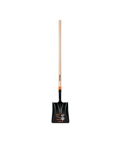 Pala cuadrada Truper T-2000 mango largo 45' - Tecnología de alcance extendido para excavaciones complejas que minimiza la necesidad de posiciones incómodas (Clave 17176)