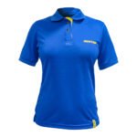 Playera tipo polo dry fit para dama color azul talla G Surtek PDFL