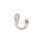 Gancho sencillo tipo perchero, 4 cm, níquel satinado, HERMEX