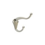 Gancho tipo perchero sombrero y abrigo, 4 cm, cromo, HERMEX