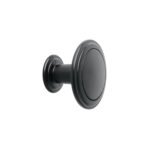 Perilla estilo 'Moderno' acabado negro, HERMEX