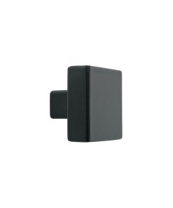 Perilla estilo 'Andamio', acabado negro, diseño moderno y resistente para puertas, HERMEX, clave 45648.