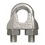 Perro de hierro maleable para cable de acero tipo alemán 3/4" Surtek PER10A