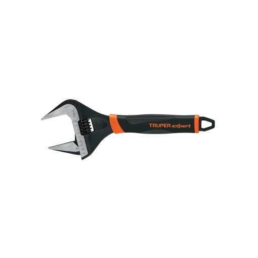 Llave Ajustable (Perico) 10' Boca Ancha Comfort Grip, herramienta ergonómica para ajustes precisos, clave 101035 - Expert