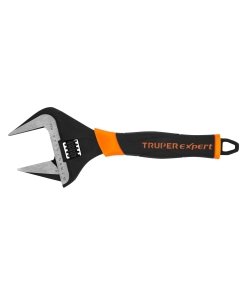 Llave Ajustable (Perico) 12' Boca Ancha Comfort Grip, herramienta robusta para trabajos intensivos, clave 101036 - Expert
