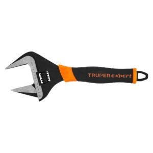 Llave ajustable (perico) 12' boca ancha Comfort Grip, EXPERT
