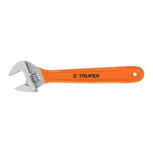 Llave ajustable (perico) 15' cromada, TRUPER