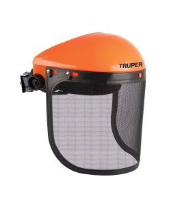 Protector Facial Truper de Malla - Tecnología de Visibilidad Clara para Trabajos con Esmeril que Combina Protección y Ventilación (Clave 103141)