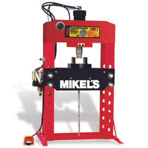 Prensa hidroneumática con pistón y manómetro (100 ton) MIKELS PHB-100