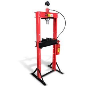 Prensa hidroneumática con pistón y manómetro (20 ton) MIKELS PHB-25