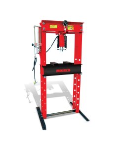 Prensa hidroneumática con pistón y manómetro (30 ton) MIKELS PHB-30