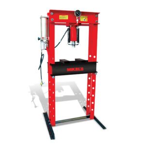 Prensa hidroneumática con pistón y manómetro (30 ton) MIKELS PHB-30