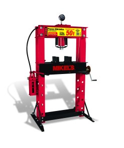Prensa hidráulica con pistón y manómetro (50 ton) MIKELS PHB-50