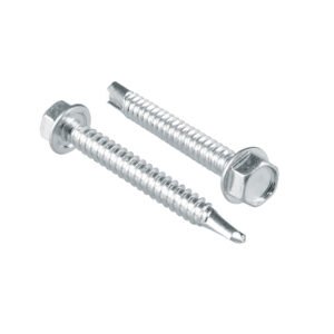 Pija cabeza hexagonal con rondana 1" x #14, 100 piezas Surtek PHB141