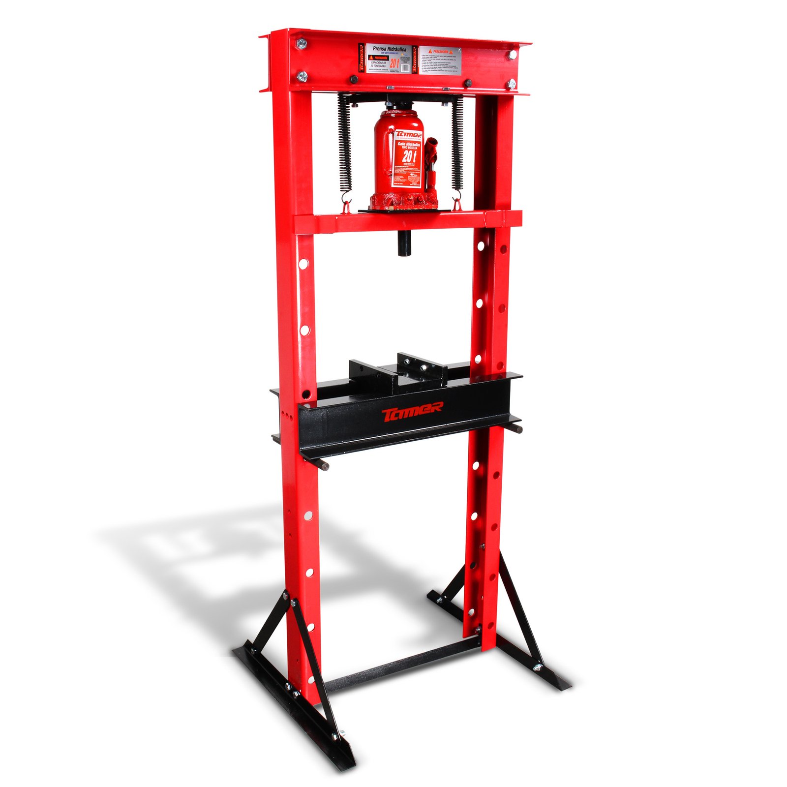 Prensa hidráulica con gato hidráulico (20 ton) TAMER PHT-20