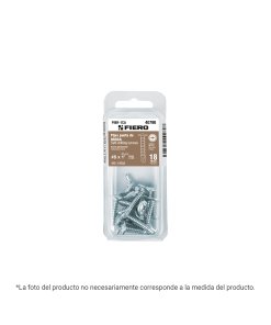 Blíster con 13 Pijas Cabeza Cruz, Punta Broca 1-1/2', ideal para construcciones robustas, clave 40792 - Fiero