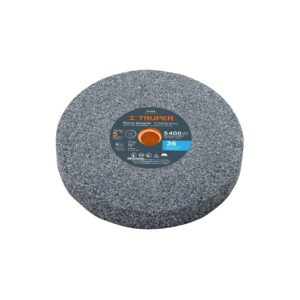 Rueda abrasiva p/esmeril 5'x19mm, óxido aluminio, grano 36