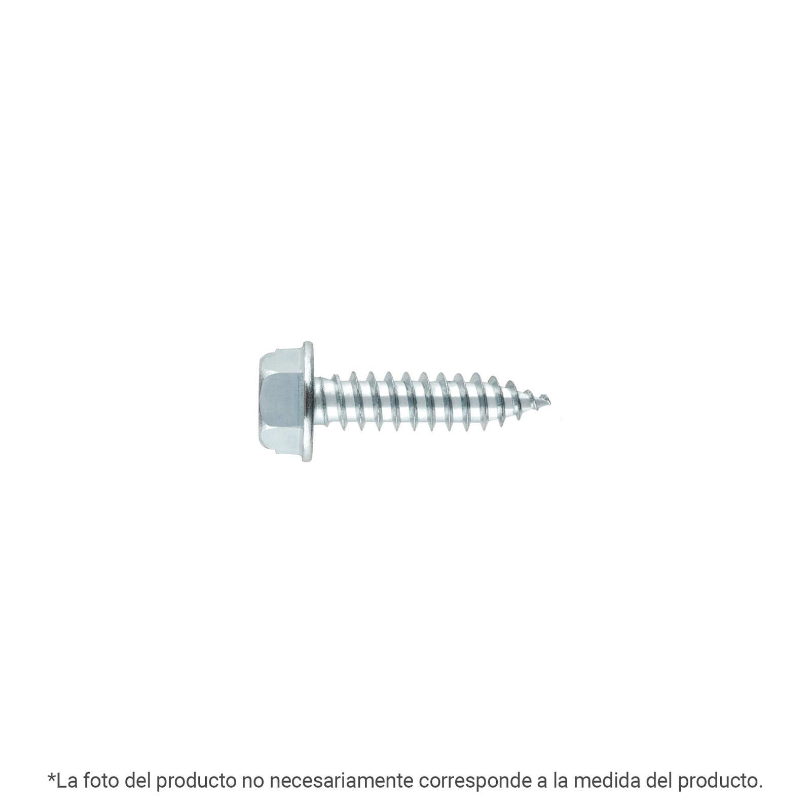 Bolsa con 150 Pijas Cabeza Hexagonal, #10 x 2', para fijación de metal, clave 40928 - Fiero