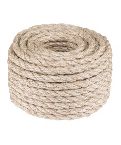Piola de Sisal de 10mm x 15m Natural, Resistente y Duradera, Ideal para Proyectos de Construcción, Clave 45659, Fiero
