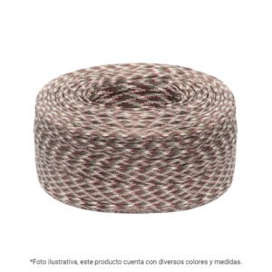 Piola de nylon paracord de 4mm, rollo, negro, 1kg, FIERO