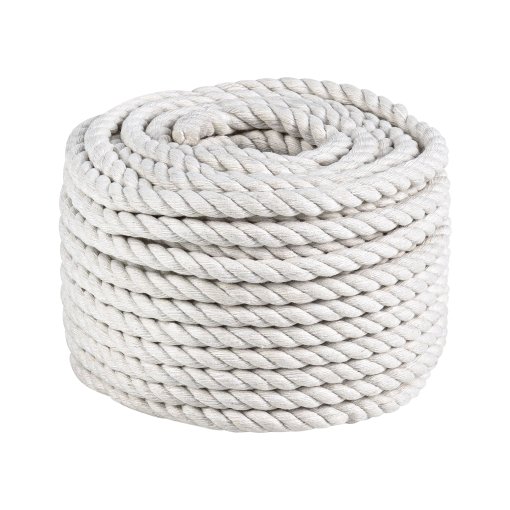Piola de Algodón de 6 mm x 15 m natural, FIERO