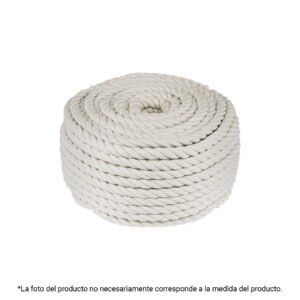 Piola de algodón de 6 mm, rollo, natural, 1 kg, FIERO