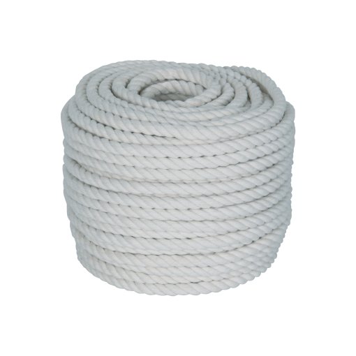 Piola de Algodón de 6 mm x 30 m natural, FIERO