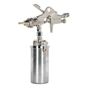 Pistola compacta p/retoque HVHP vaso alum, 1.5 mm, TRUPER